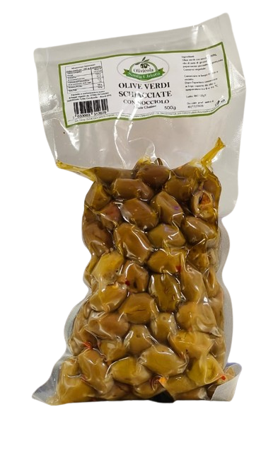 Olive Schiacciate con nocciolo