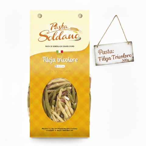 Pasta Fileja Tricolore 500gr