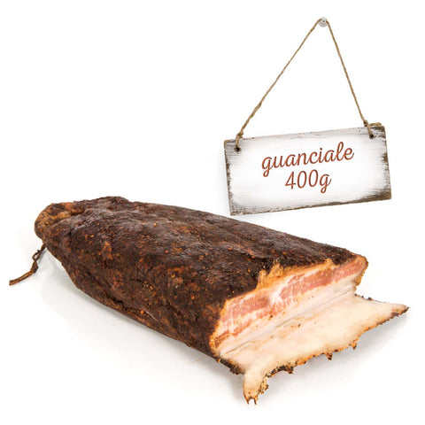 Guanciale Nero di Calabria 400 gr circa