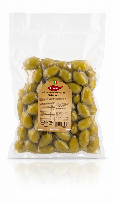 Olive Verdi Medie in Salamoia