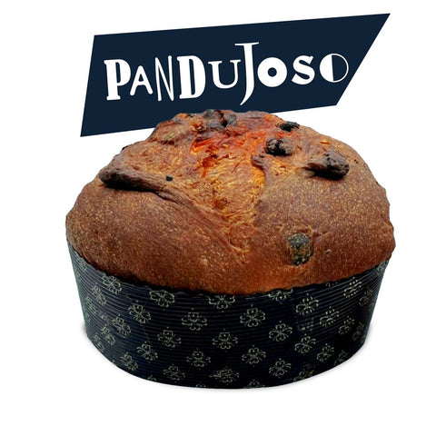 Pandujoso - Panettone Gastronomico con cioccolato fondente & 'Nduja di Spilinga Nero di Calabria