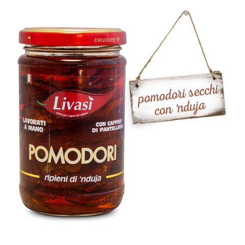 Pomodori secchi ripieni di 'nduja