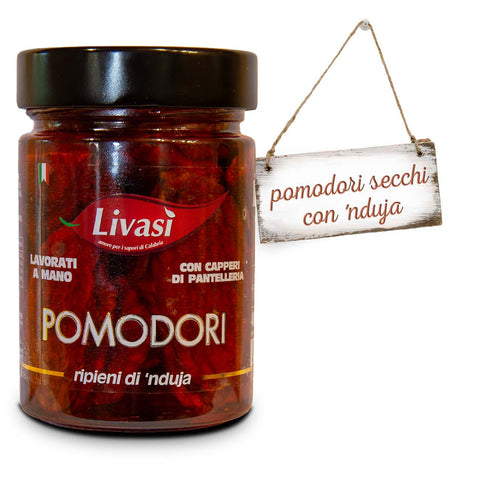 Pomodori secchi ripieni di 'nduja