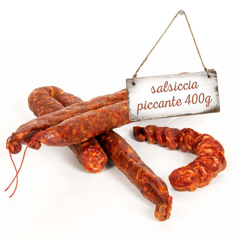 Salsiccia piccante 400 gr circa